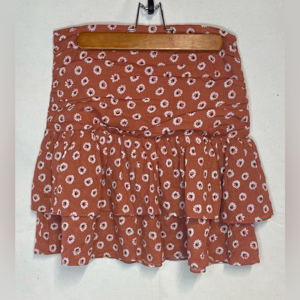 Sabo Skirt Ruffled Flower Mini. Small.‎